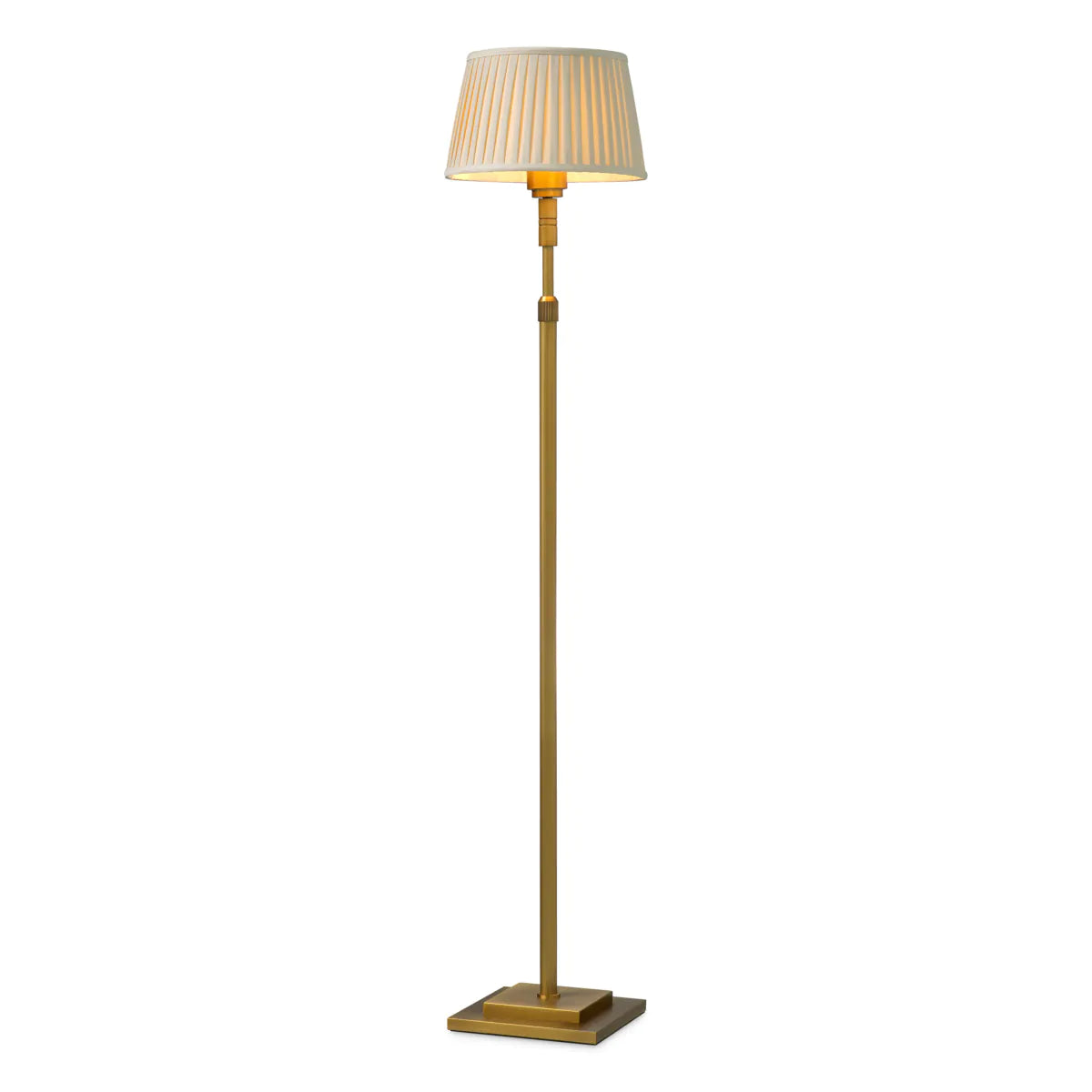 Floor Lamp Tryon - Antique Brass Finish