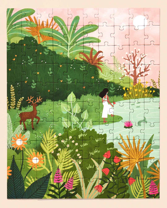 A Moment In Paradise Puzzle by Sadhvi Konchada - 100 pieces